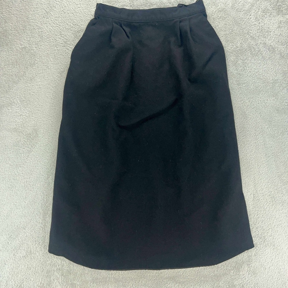 Bankers Club Petites Vintage Wool Pencil Skirt High Waist‎ Career Size 8